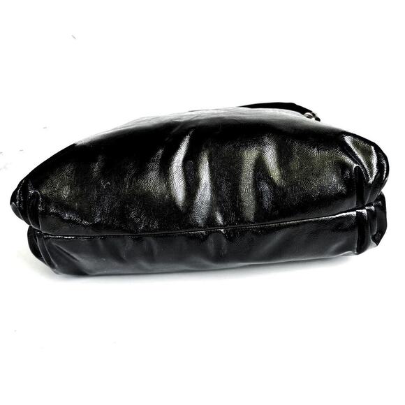 Coach Daisy Liquid Gloss Hobo Bag | Black Patent Leather Gold Hardware | Y2K EUC - Picture 10 of 16